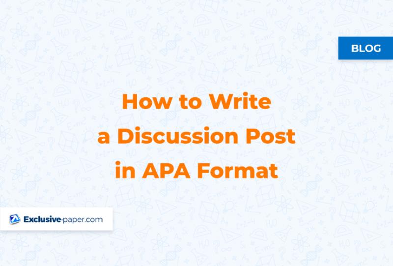 Mla And Apa Format For Discussion Boards 🤔💬💡 