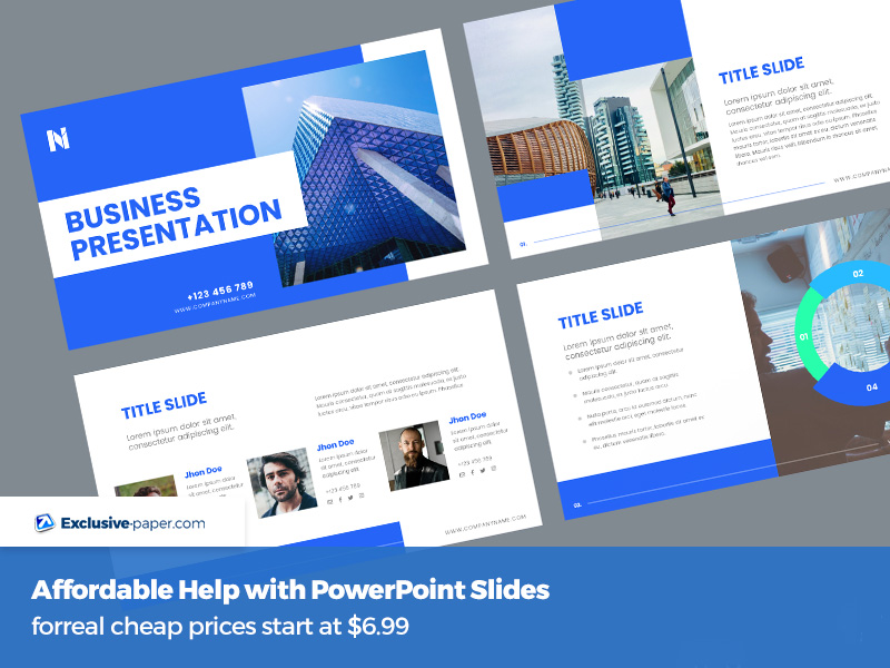 Affordable Help with PowerPoint Slides at Exclusive Paper.com
